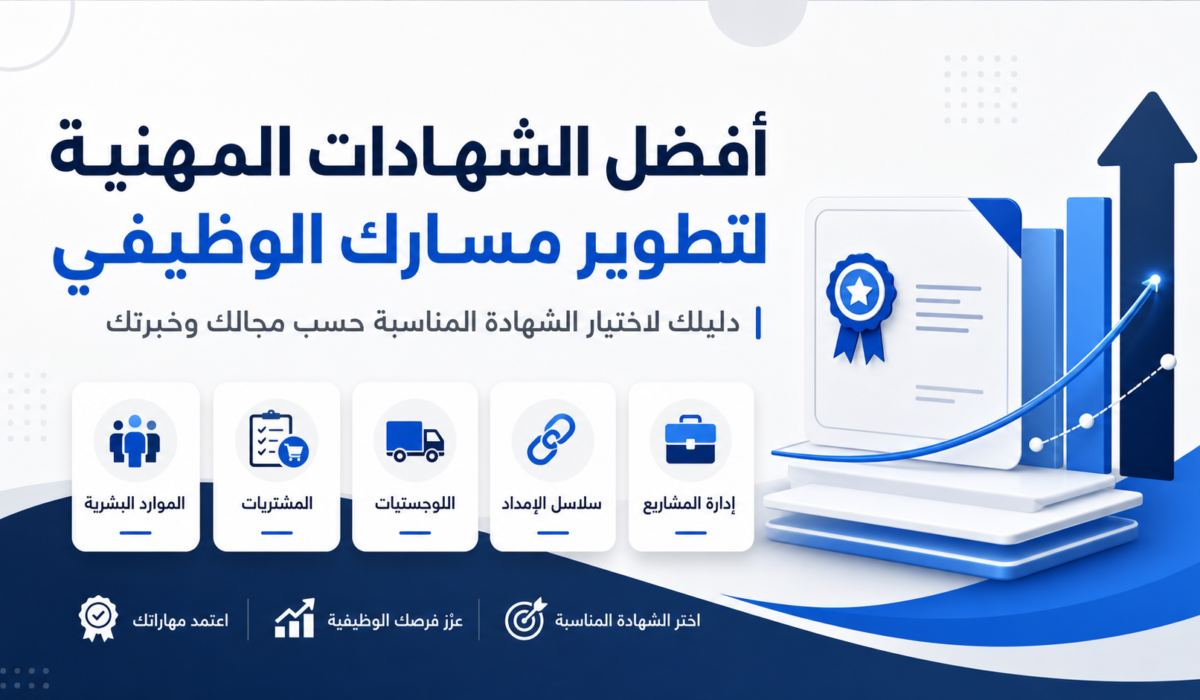 أفضل الشهادات المهنية لتطوير المسار الوظيفي